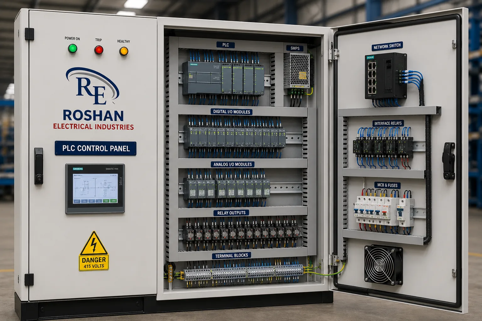 PLC Control Panel