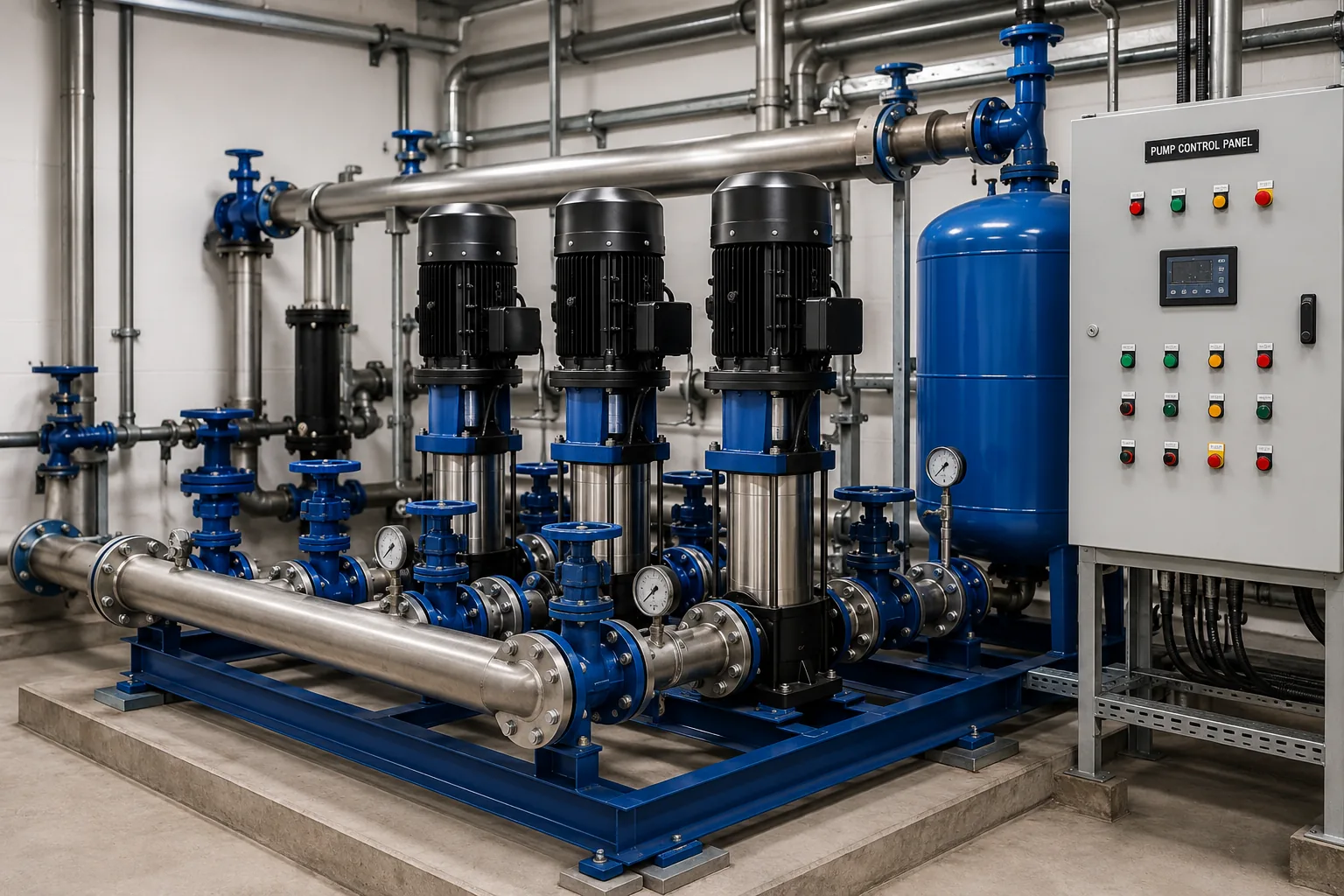 Hydropneumatic Booster Control Panel System